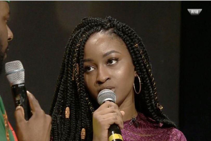 Then came the beauty queen, KimOprah who became the fourth evicted housemate of the Big Brother Naija season 4 [Twitter/BBNaija]