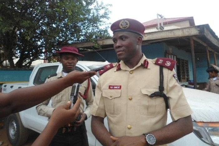 Lagos State Sector Commander of the Federal Roads Safety Corps, (FRSC), Mr Hyginus Omeje