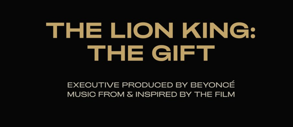 The Lion King: The Gift cover art, produced by Beyonce. (Beyonce)