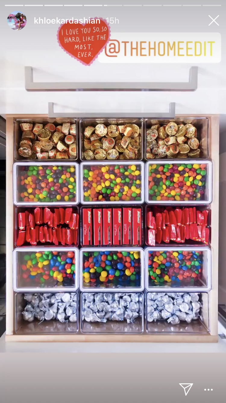 Khloe Kardashian Kitchen Drawer