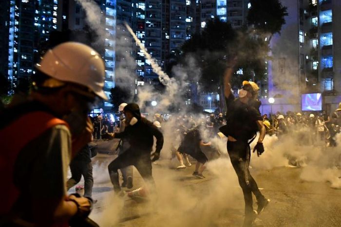 Two months of pro-democracy rallies in Hong Kong have seen police regularly fire tear gas at protesters