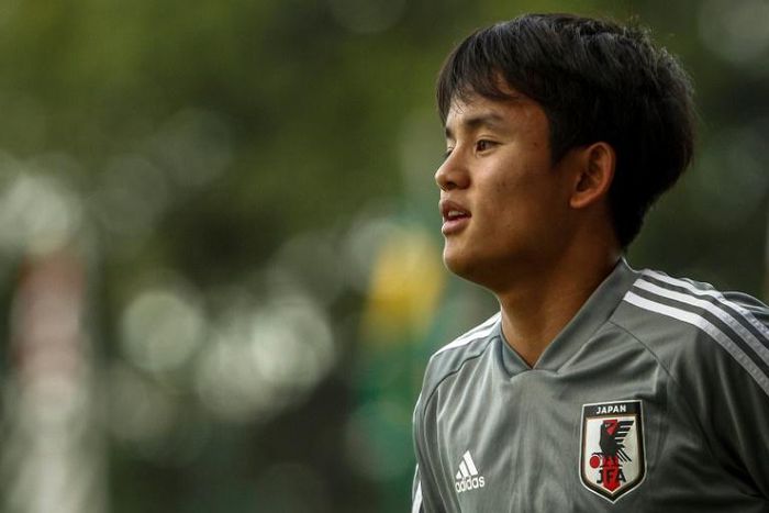 Japan's Takefusa Kubo, who is poised to be snapped up by Real Madrid, according to reports.