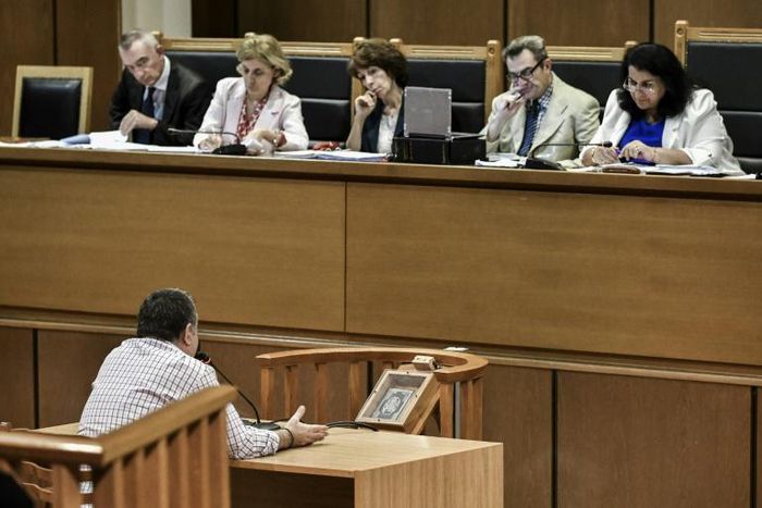 Main suspect Yiorgos Roupakias claims self defence in the 2013 killing of a rapper in a trial delving into violence by the neo-Nazi Golden Dawn party