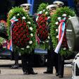 The funeral is being held in Saint Petersburg amid tight security