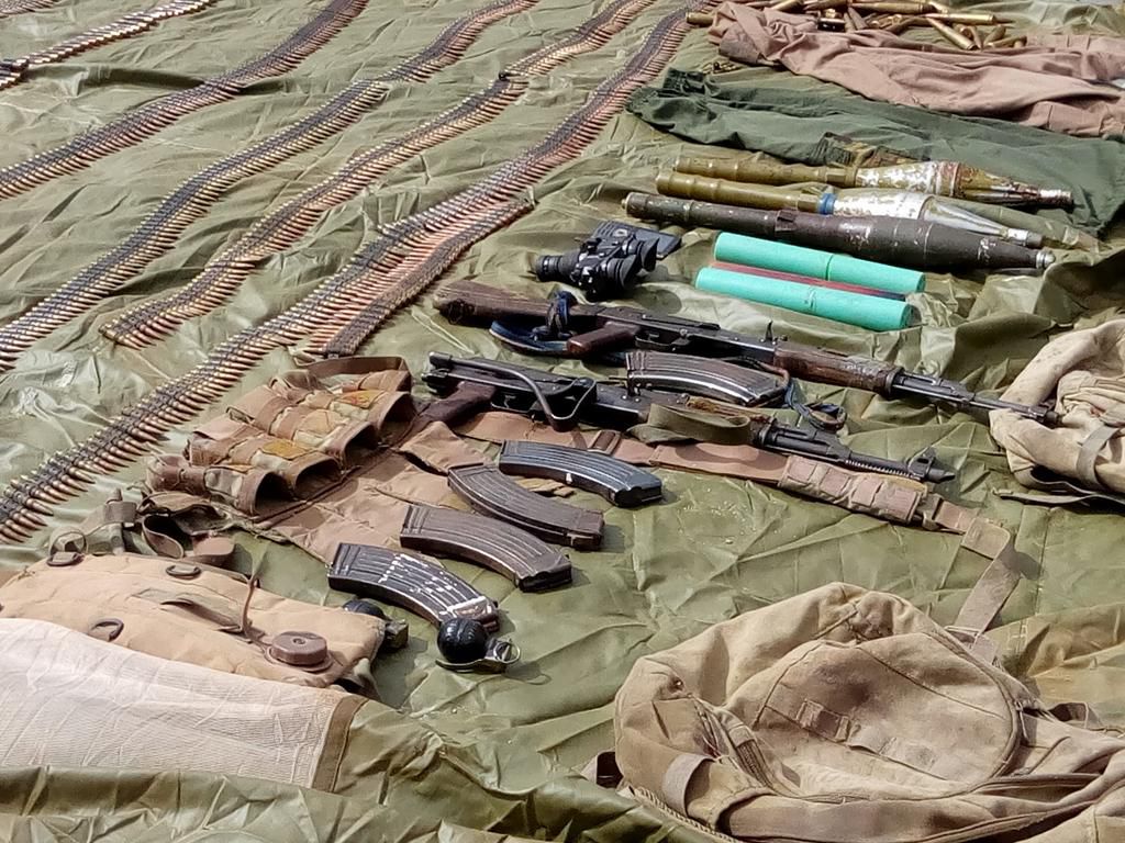 High calibre ammunition recovered from Boko Haram insurgents by troops on Wednesday at Gajiganna in Ngazai Local Government Area of Borno [NAN]