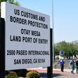 Democrats have slammed President Donald Trump's tactic of using tariff threats to press Mexico to curb the northward flow of migrants before they reach border points like this one in California
