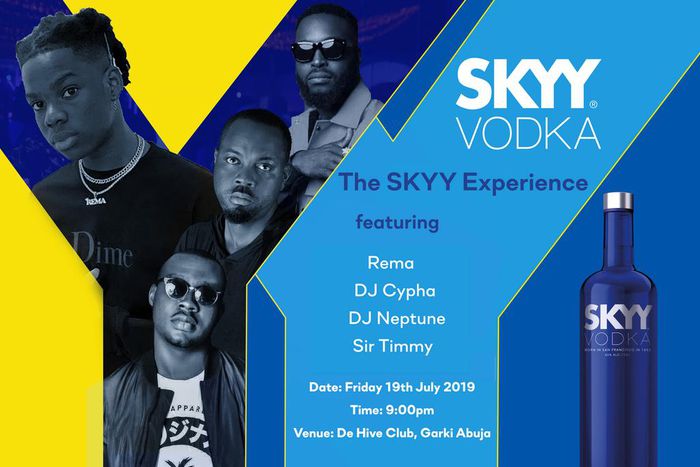 SKYY Vodka to host fans to the Skyy Experience
