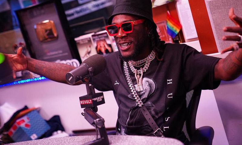 Burna Boy appears on Power 105.1 New York radio show, 'The Breakfast Club' hosted by Charlamagne Tha God, Angela Yee and DJ Envy on Friday, July 26, 2019. (Instagram/TheBreakfastClub)