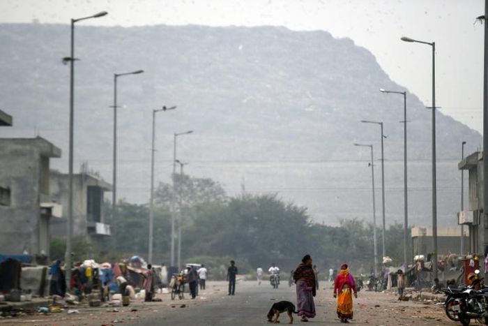 At its current rate of growth, the Ghazipur landfill will be taller than the Taj Mahal, some 73 metres high, in 2020