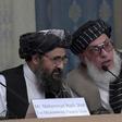 Mullah Abdul Ghani Baradar (L) and Stanikzai Sher Mohammad Abbas Abbas, of the Afghan Taliban, during May, 2019 talks in Moscow with leading Afghan politicians -- but not the Kabul administration