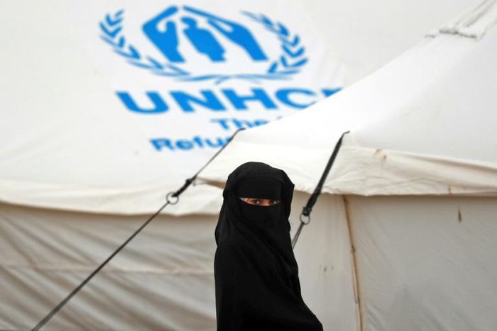 Al-Hol camp in northeast Syria is home to tens of thousands of people who fled fighting against the Islamic State group