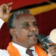 In this file photo taken on January 21, 2010 the Sudan People's Liberation Movement's Yasir Arman speaks in Khartoum