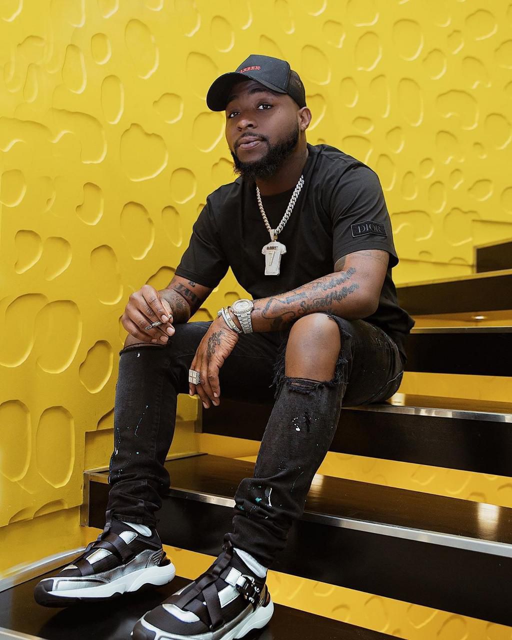 Davido is the most followed Nigerian act on YouTube. (Instagram/Davidoofficial)
