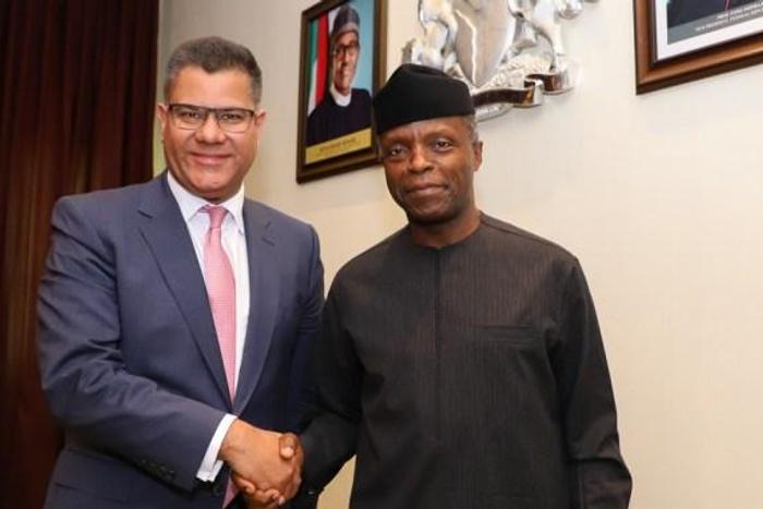 Vice President Yemi Osinbajo and United Kingdom’s Secretary of State for International Development, Mr Alok Sharma  [Frontline News]