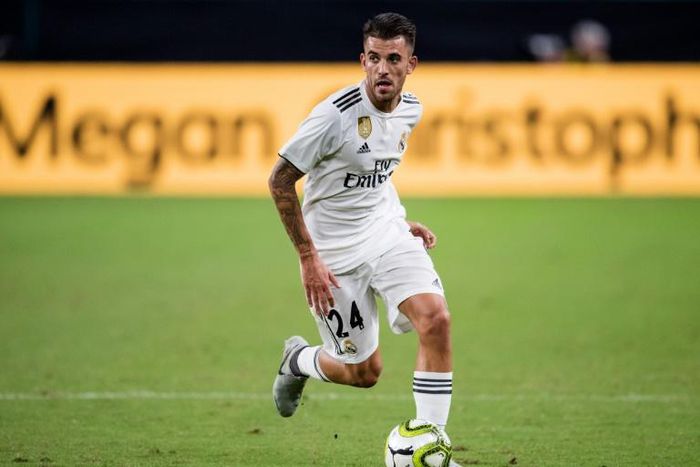 Dani Ceballos in action for Real Madrid
