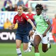 Caroline Graham and Hansen and Asisat Oshoala (Getty Images)
