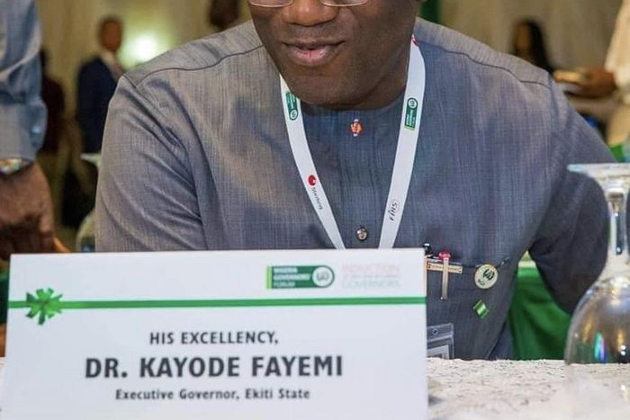 Ekiti state governor, Kayode Fayemi