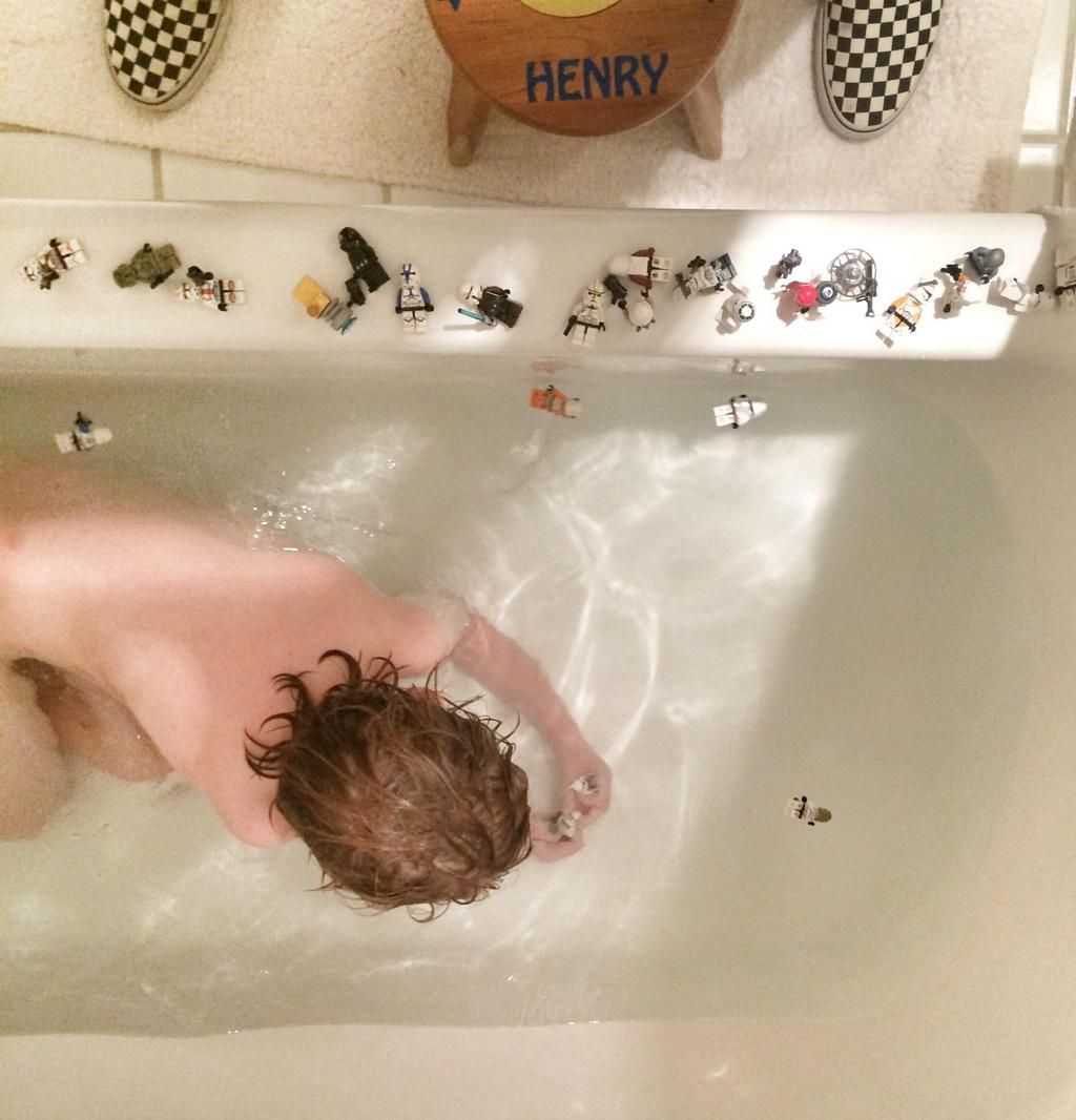 Henry in his decompression tank.