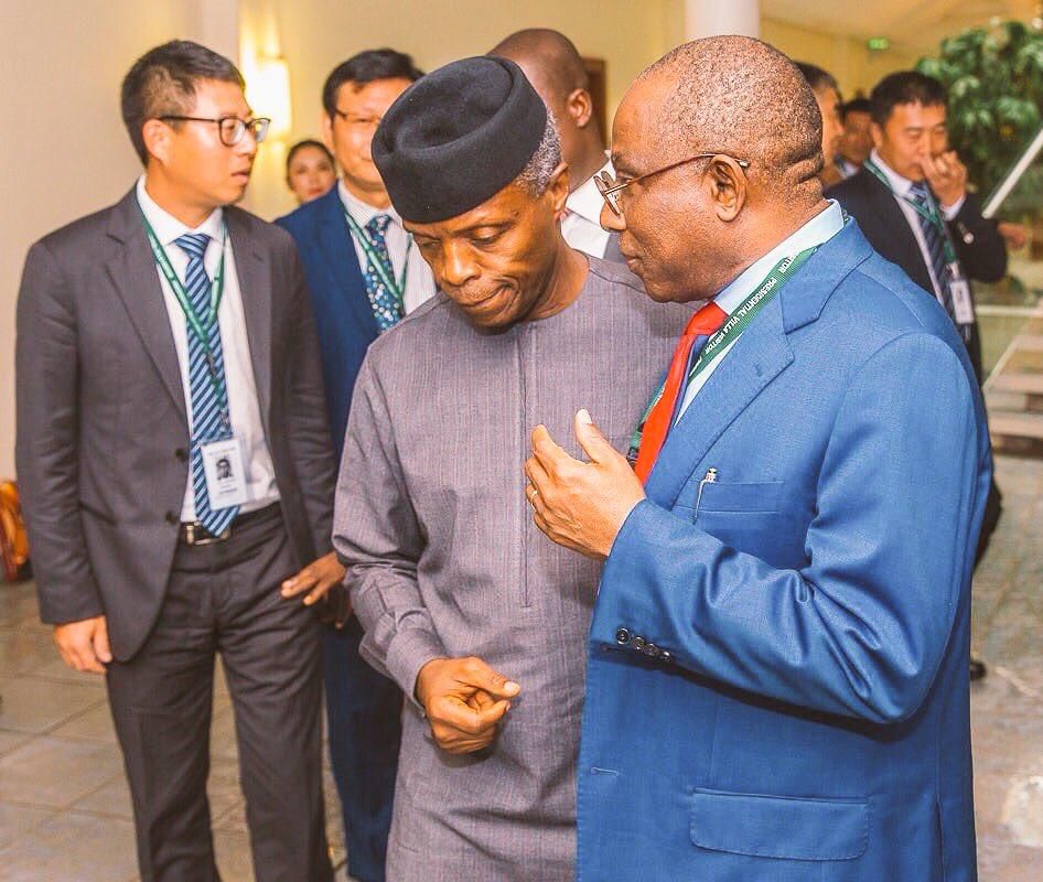 Chinese investors, led by Prof. Zhao Zhihai were in Nigeria yesterday to announce an Agro-processing investment. China is investing $16bn-$25bn into building processing facilities in Nigeria   [Twitter/@ovieali]