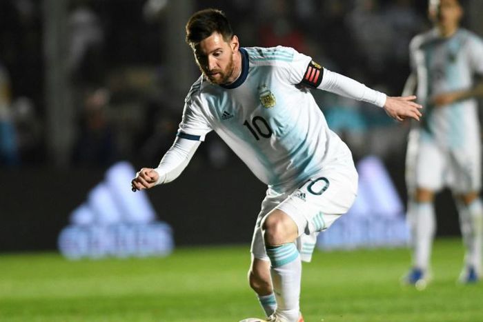 Argentina's Lionel Messi scored twice during the friendly against Nicaragua in San Juan, Argentina