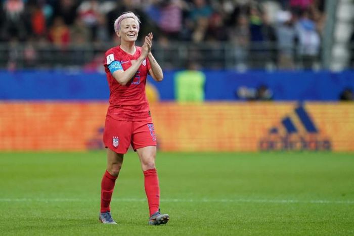 Megan Rapinoe scored one of the USA's goals in their record 13-0 win over Thailand at the World Cup on Tuesday