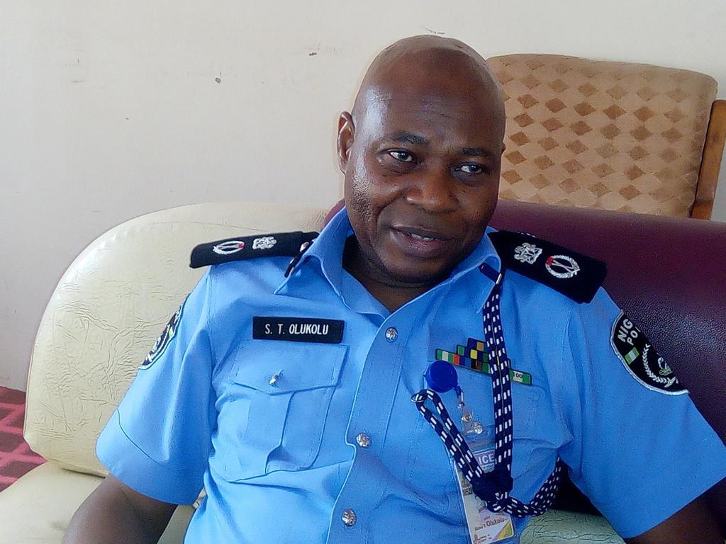 Mr Shina Olukolu, Oyo state Commissioner of Police [Inside Oyo]