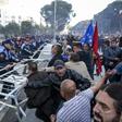 There have been regular, anti-government protests in the capital, Tirana