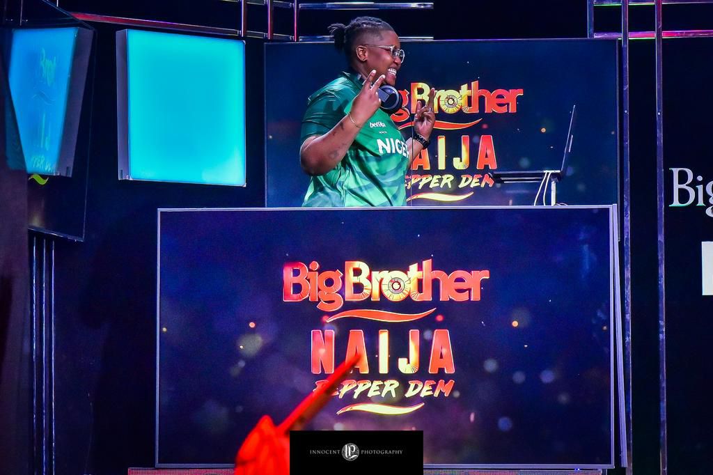 DJ Lambo was the house disc jockey for the Saturday night party at the house and as expected, performed at the live eviction Sunday [BHM]