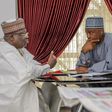Senate President Bukola Saraki, with Senate Majority Leader, Ahmed Lawan [National Assembly]
