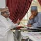 Senate President Bukola Saraki, with Senate Majority Leader, Ahmed Lawan [National Assembly]