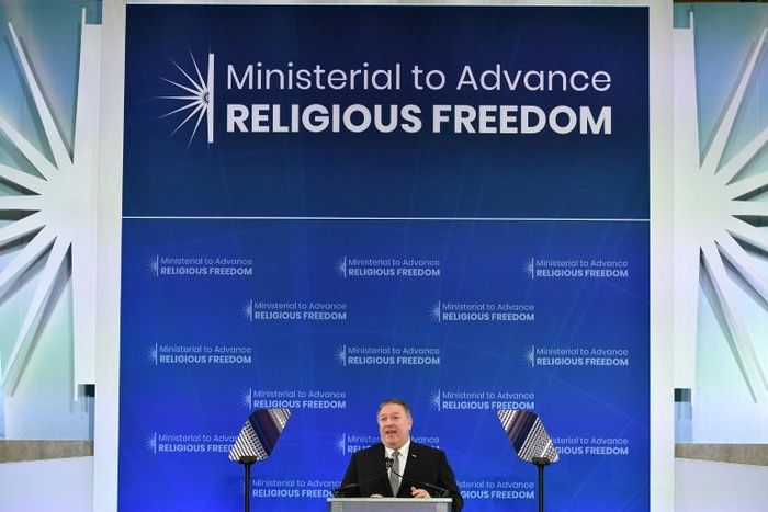 Beijing has hit back at US Secretary of State Mike Pompeo and Vice President Mike Pence after they criticised the state of religious freedom in China