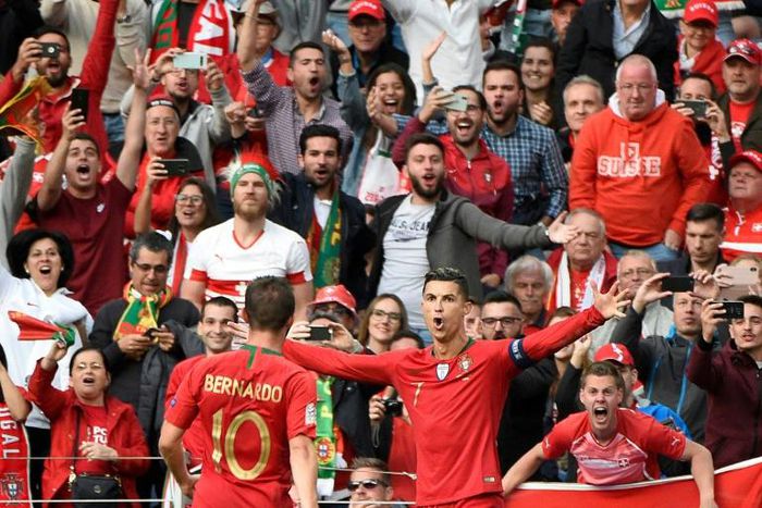 Ronaldo reliant: Cristiano Ronaldo's hat-trick carried Portugal into the Nations League final