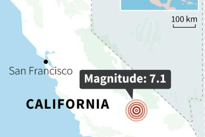 7.1 magnitude earthquake in Southern California