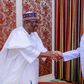 President of the Senate Ahmad Lawan met with President Muhammadu Buhari in his office, at the Presidential Villa, Abuja. Abuja. [Twitter/@SPNigeria