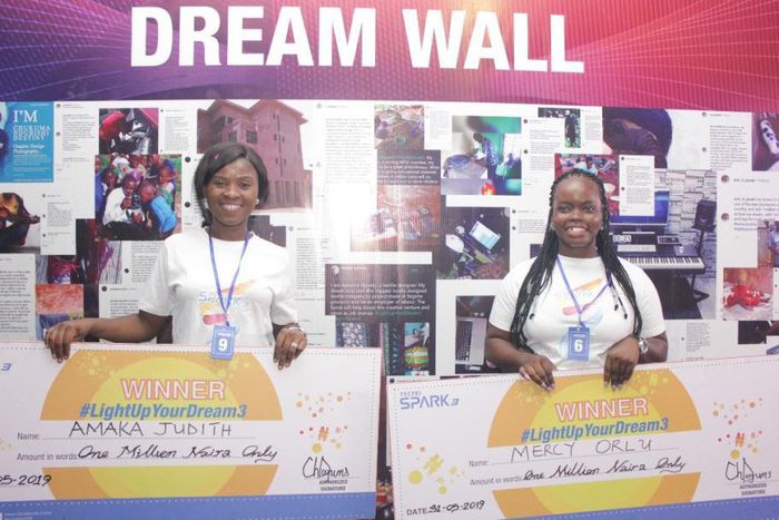 Light Up Your Dream Season 3 Winners - Amaka Judith And Mercy Orlu (Tecno Nigeria)