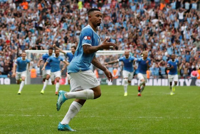 Gabriel Jesus won Manchester City the Community Shield with the decisive spot-kick