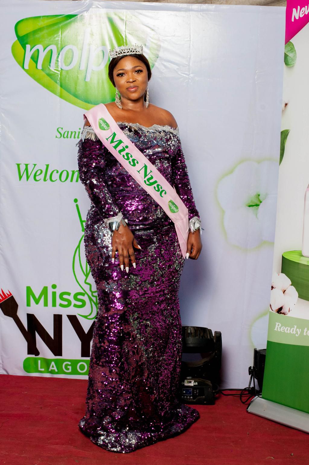 Molped sanitary pad sponsors Miss NYSC Lagos & Jos