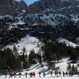 A "patrol" by members of the French anti-migrant group Generation Identitaire (Identity Generation) in the French Alps near Briancon on April 21, 2018