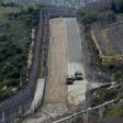 The fence separating the Israeli-annexed Golan Heights from Syria is patrolled by Israeli military vehicles