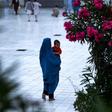 This file photo shows a burqa-clad woman, a garment which is now banned in public places in the Netherlands