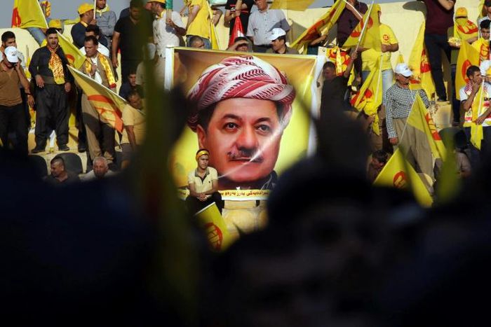 His nephew is president, his son now prime minister of Iraq's autonomus Kurdish region but longtime leader Masoud Barzani is expected to remain the real power in the land