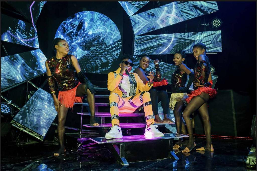 The dancers who performed alongside him brought an energetic and colourful fill to the performance [BHM]