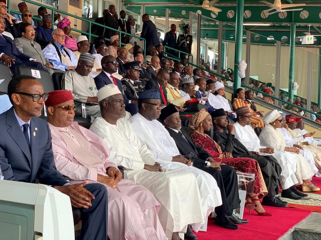 From the Eagles Square, the venue of the National Democracy Day [Twitter/@BashirAhmaad]