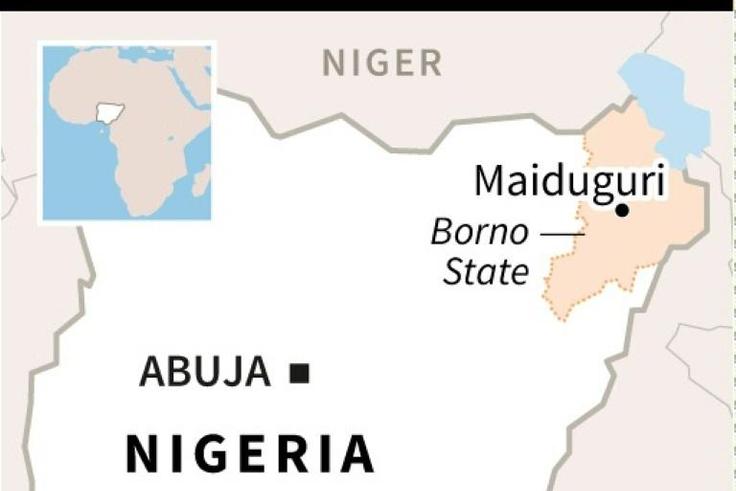 Multiple inhabitants of Gajiganna village, 50 kilometres (30 miles) from state capital Maiduguri, said a military jet targeted jihadists from the Islamic State West Africa Province (ISWAP) after they attacked a nearby military base