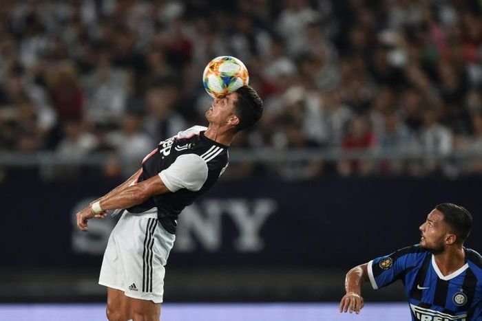 Cristiano Ronaldo levelled for Juventus with a deflected second-half free-kick following De Ligt's own goal