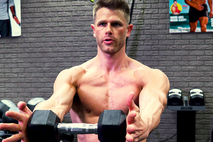 Work Your Abs and Chest With a Single Dumbbell