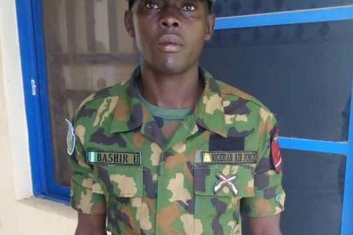 NAF aircraftman, Bashir Umar [NAF]