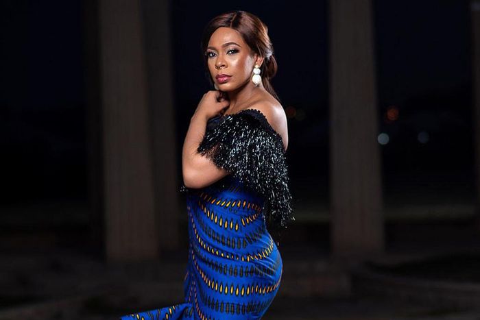 There have been speculations of former BBNaija reality TV star, TBoss being pregnant, but these photos which have been shared on social media, your guess is as good as ours [Instagram/OfficialTBoss]