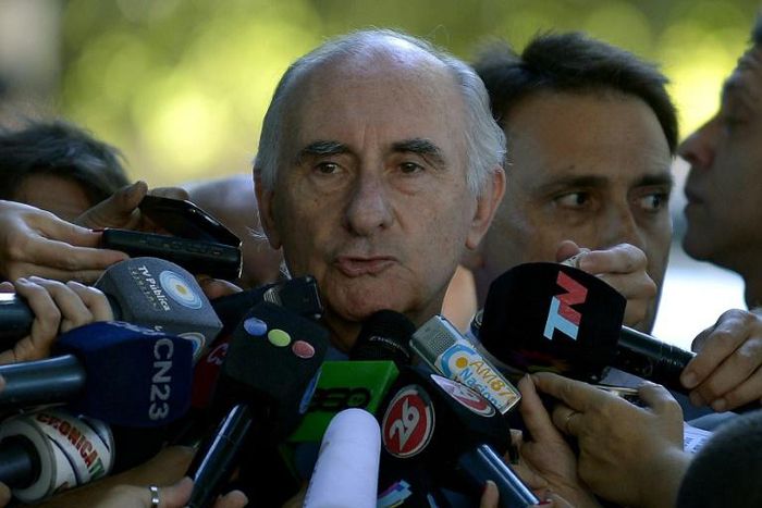 Former Argentine President (1999-2001) Fernando De La Rua