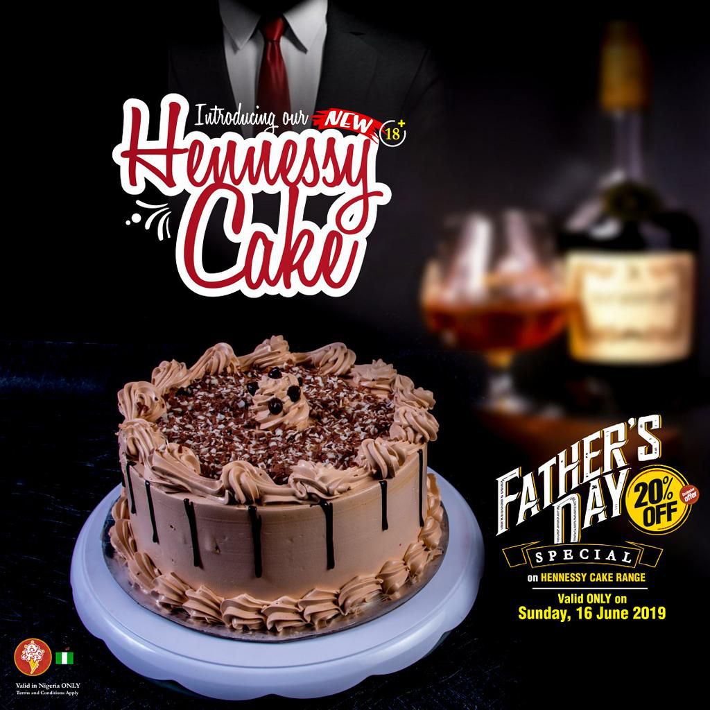 CELEBRATING DADS WITH SOME HENNESSY ICE CREAM, COURTESY COLD STONE CREAMERY!